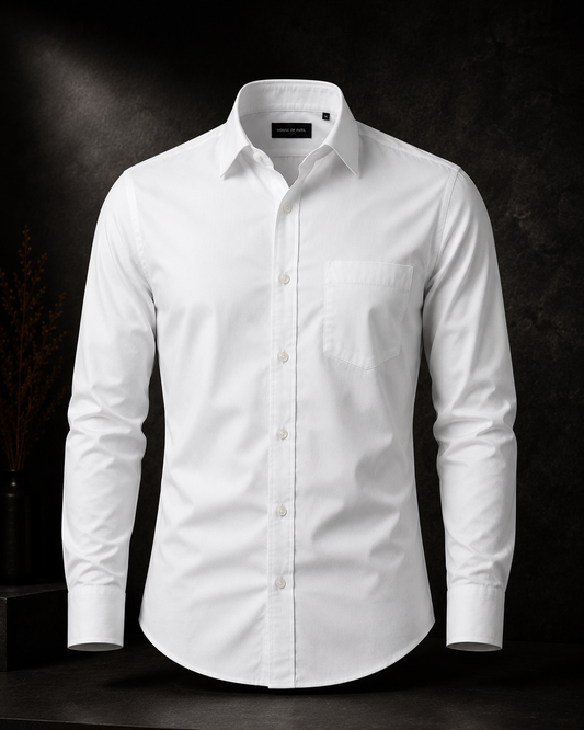 White Stretch Premium Shirt
